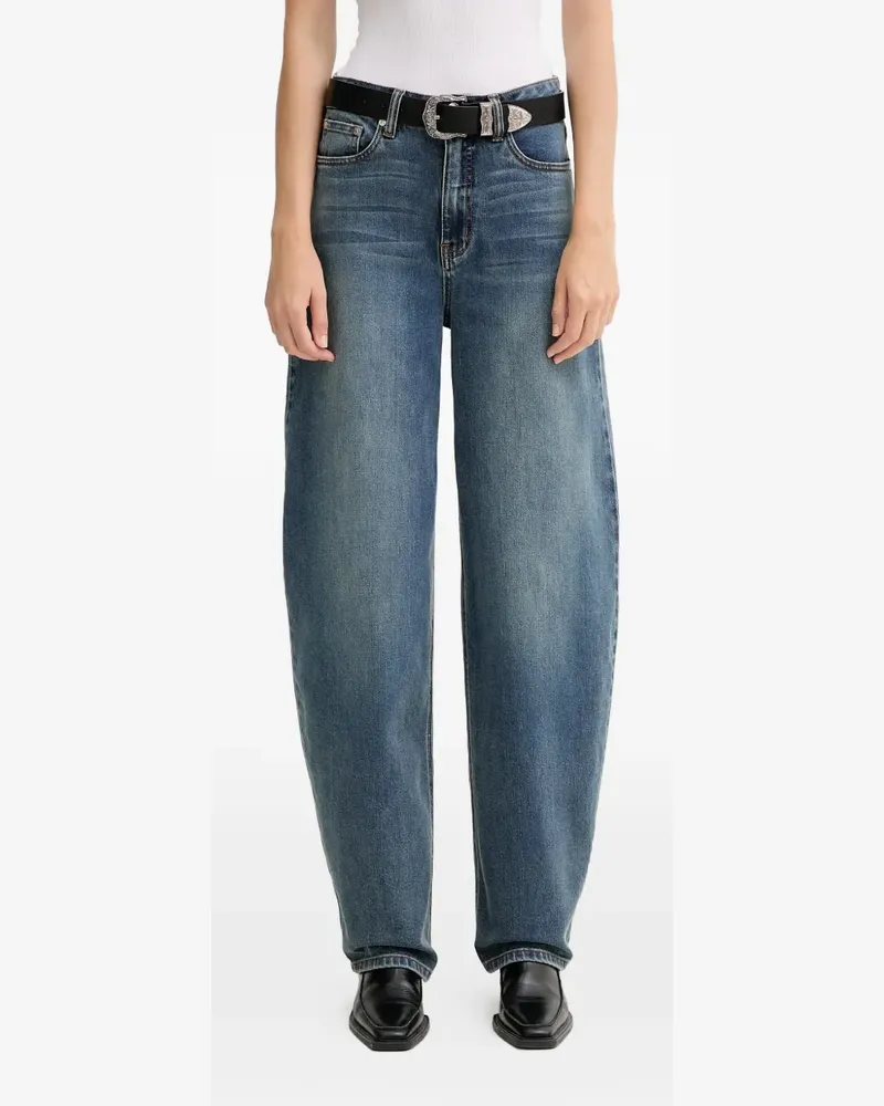 Gestuz Five-Pocket-Jeans - Blau Blau