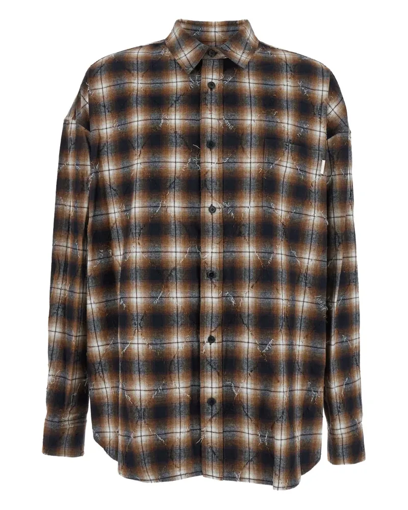 JUUN.J Hemd mit Argyle-Muster - Braun Braun