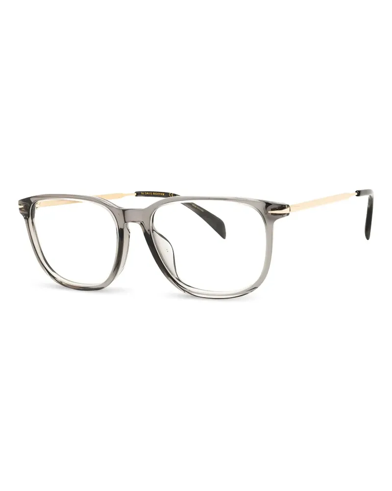 EYEWEAR by DAVID BECKHAM Brille mit eckigem Gestell - Grau Grau