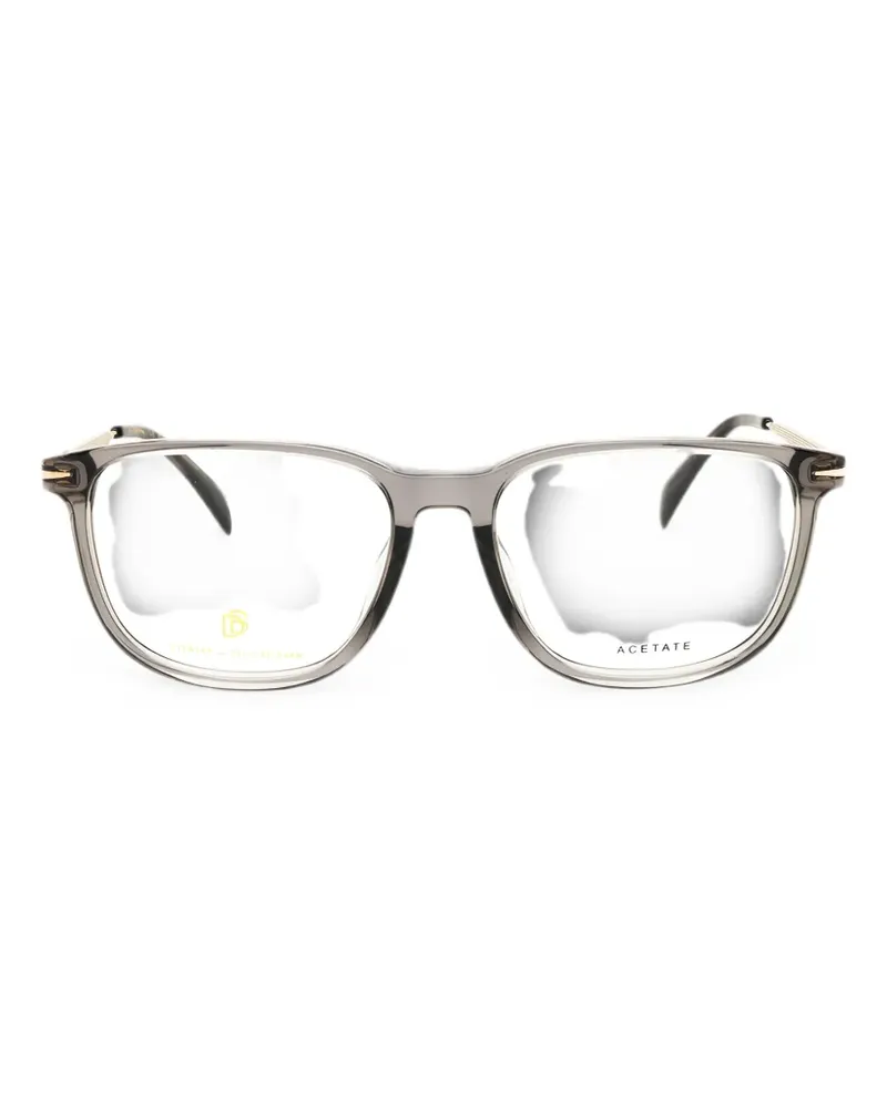 EYEWEAR by DAVID BECKHAM rectangle-frame glasses - Grau Grau
