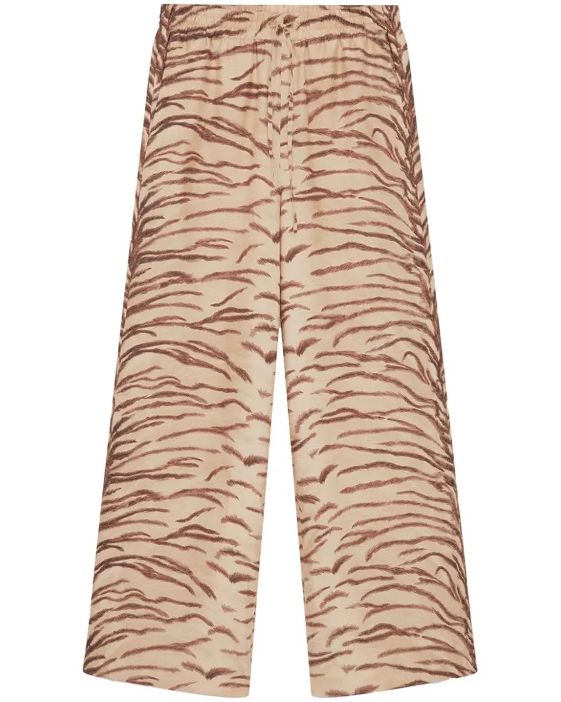 Stella McCartney Hose aus Bio-Seide - Nude Nude