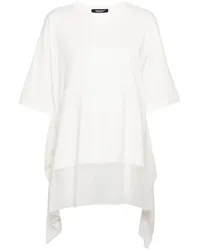 Undercover Asymmetrisches T-Shirt Weiß