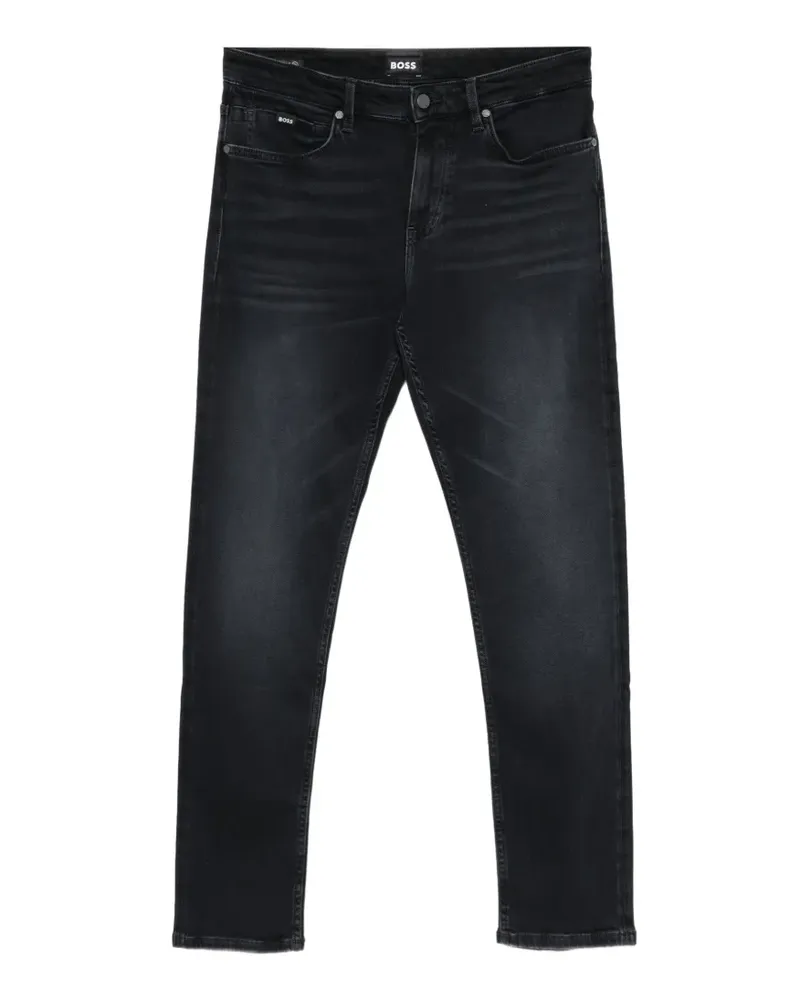 HUGO BOSS faded-effect slim-fit jeans - Blau Blau