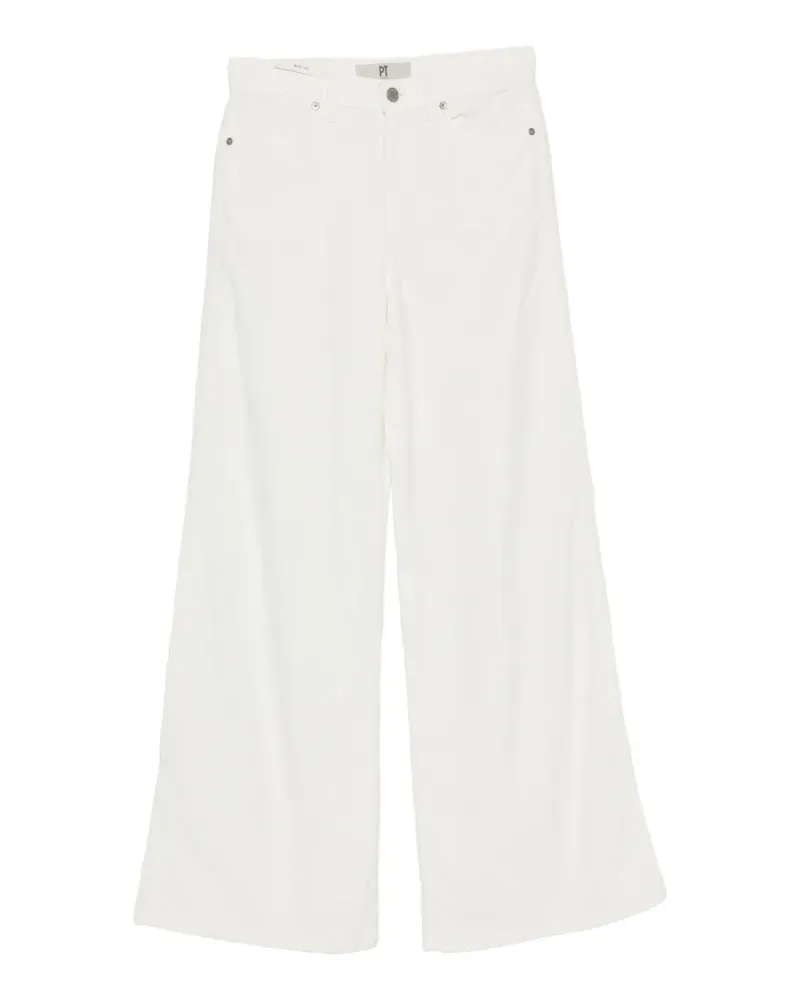 PT TORINO Cyndi belt-loop trousers - Weiß Weiß