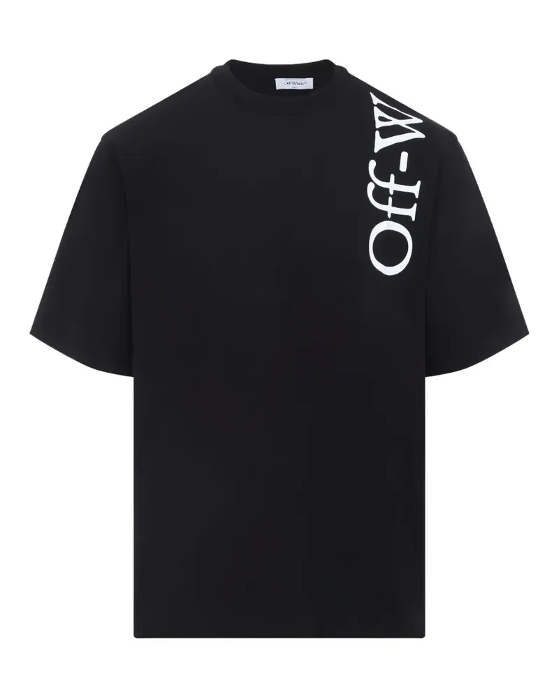 OFF-WHITE T-Shirt mit Logo-Print - Schwarz Schwarz