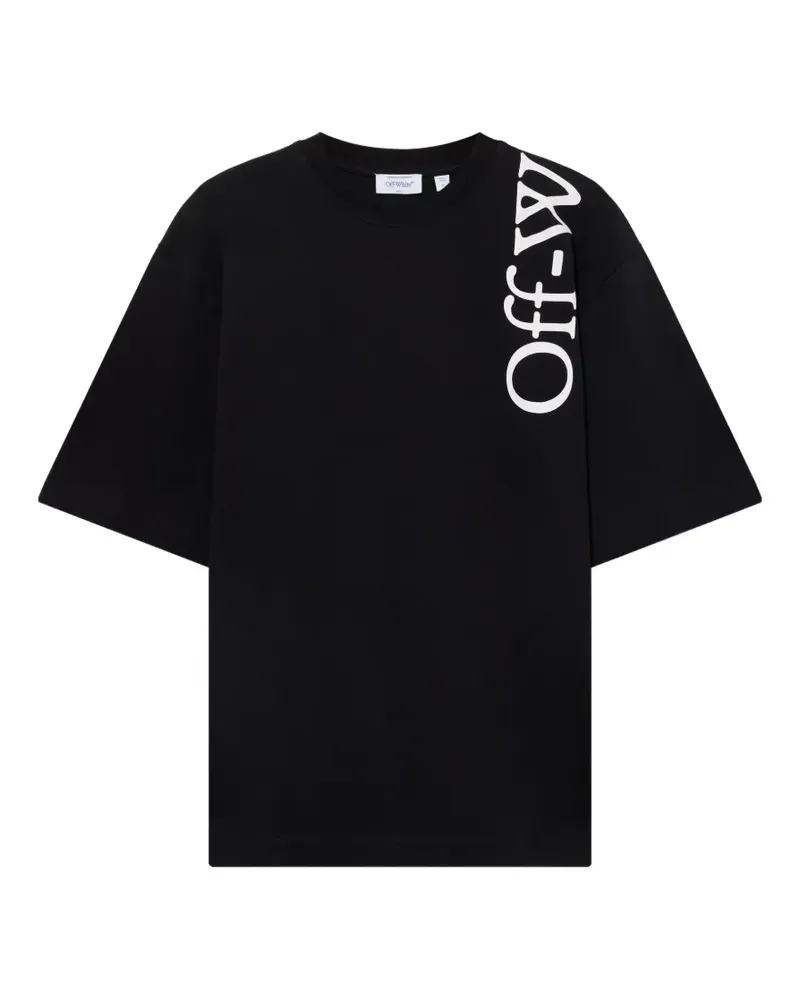 OFF-WHITE T-Shirt mit Logo-Print - Schwarz Schwarz