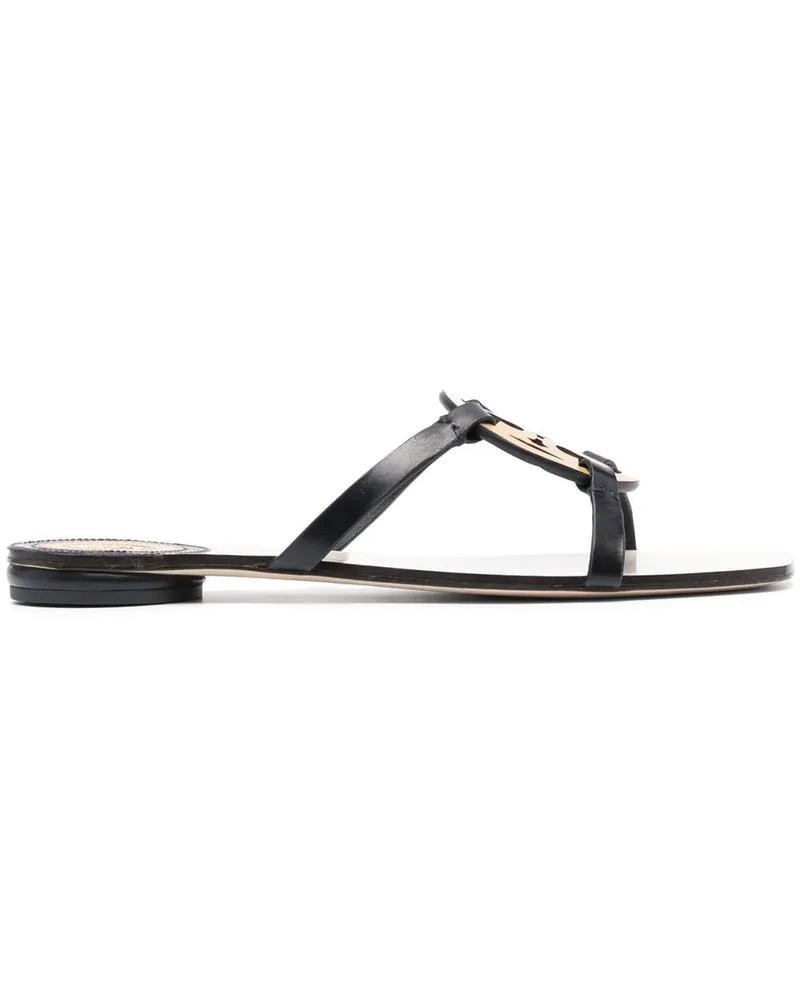 Tory Burch Klassische Pantoletten - Schwarz Schwarz