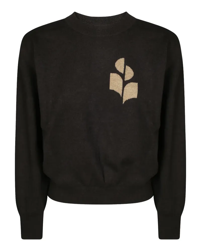 Isabel Marant Pullover mit Intarsien-Logo - Braun Braun