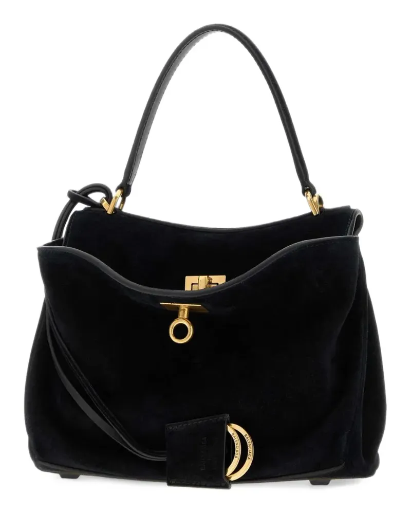 Balenciaga Mini Rodeo Handtasche in Schwarz Schwarz
