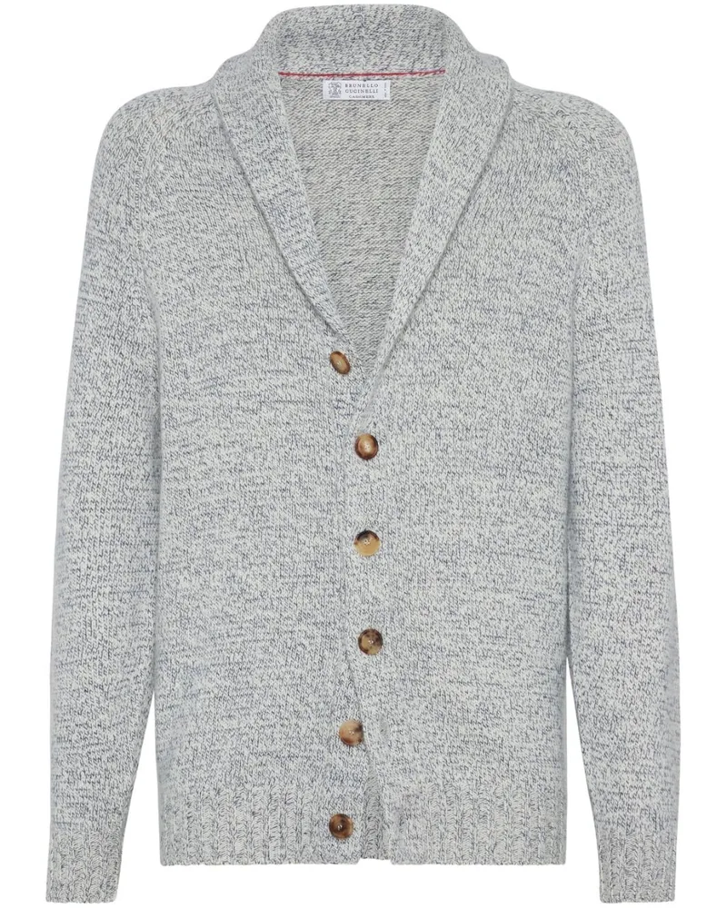 Brunello Cucinelli Geknöpfter Cardigan aus Kaschmir - Blau Blau