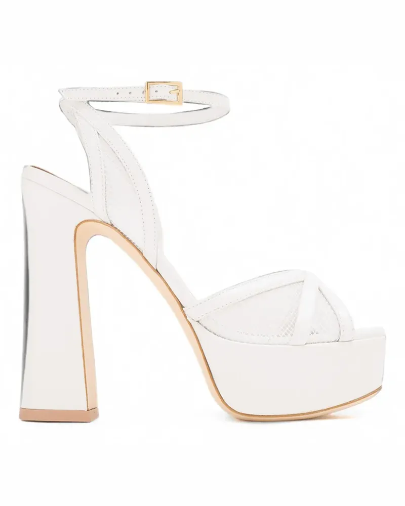 Malone Souliers Sylvie Plateau-Sandalen - Weiß Weiß