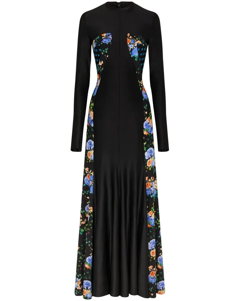 Paco Rabanne Dali Rock Maxikleid - Schwarz Schwarz