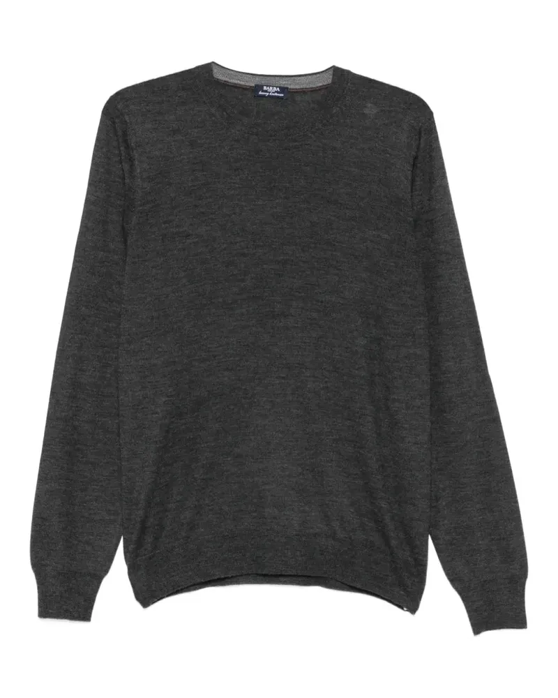 BARBA Pullover mit rundem Ausschnitt - Grau Grau