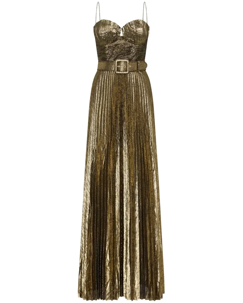 Rebecca Vallance Abendkleid im Metallic-Look - Grün Grün