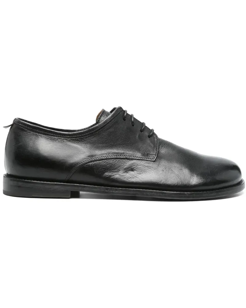 Moma Derby-Schuhe aus Leder - Schwarz Schwarz