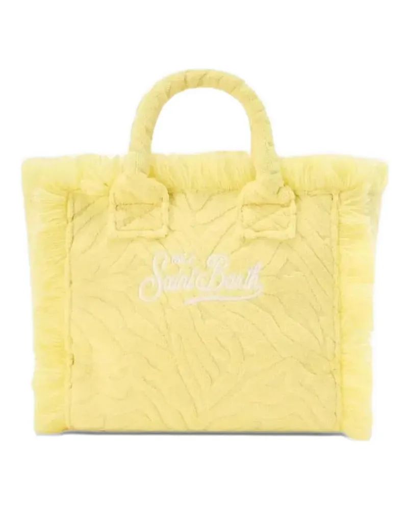 MC2 Saint Barth Colette zebra-embossed tote bag - Gelb Gelb