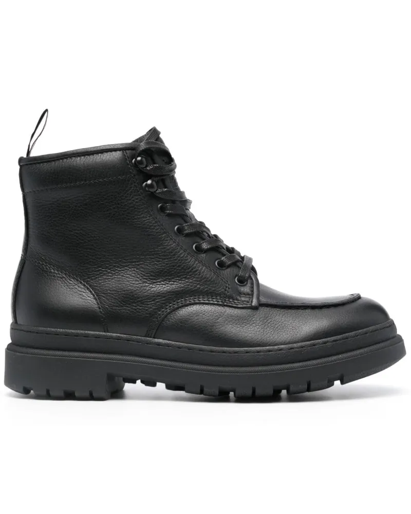 Ralph Lauren Klassische Schnürstiefel - Schwarz Schwarz
