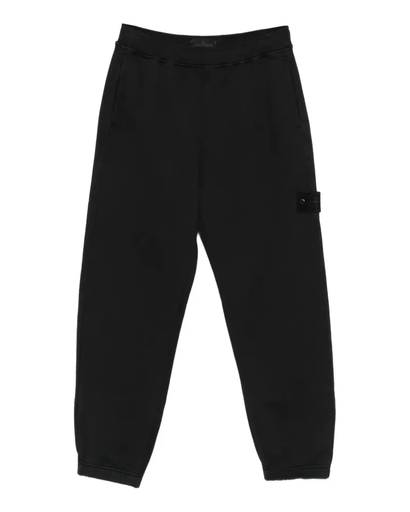 Stone Island logo-patch track pants - Schwarz Schwarz