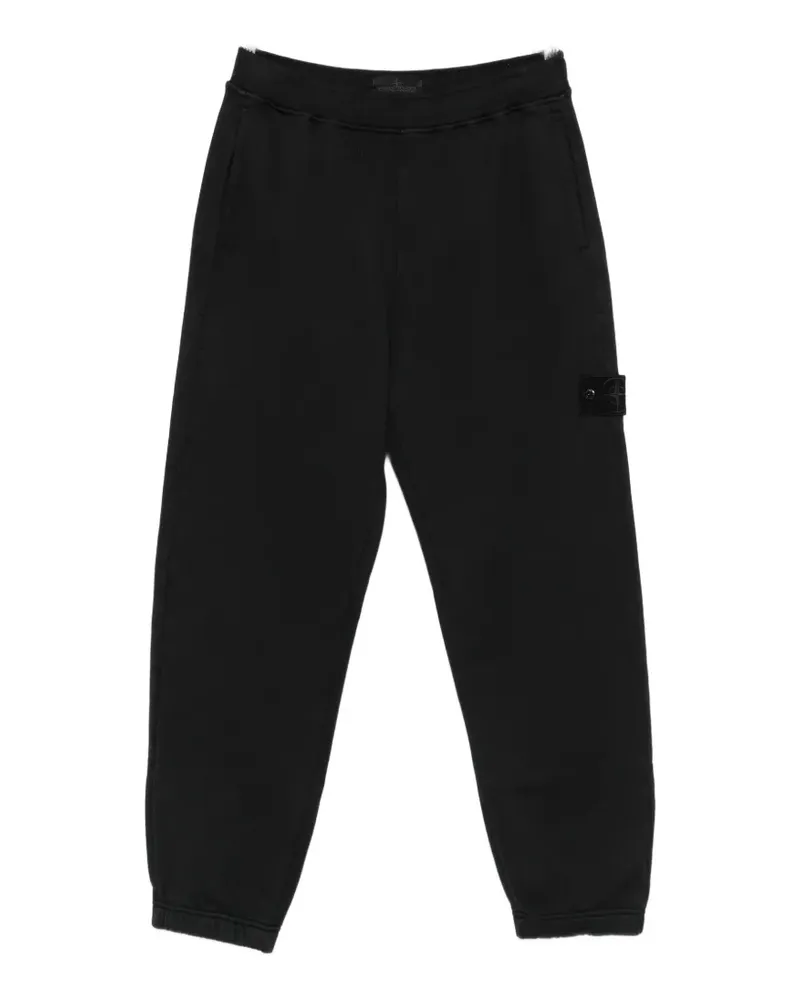Stone Island logo-patch track pants - Schwarz Schwarz