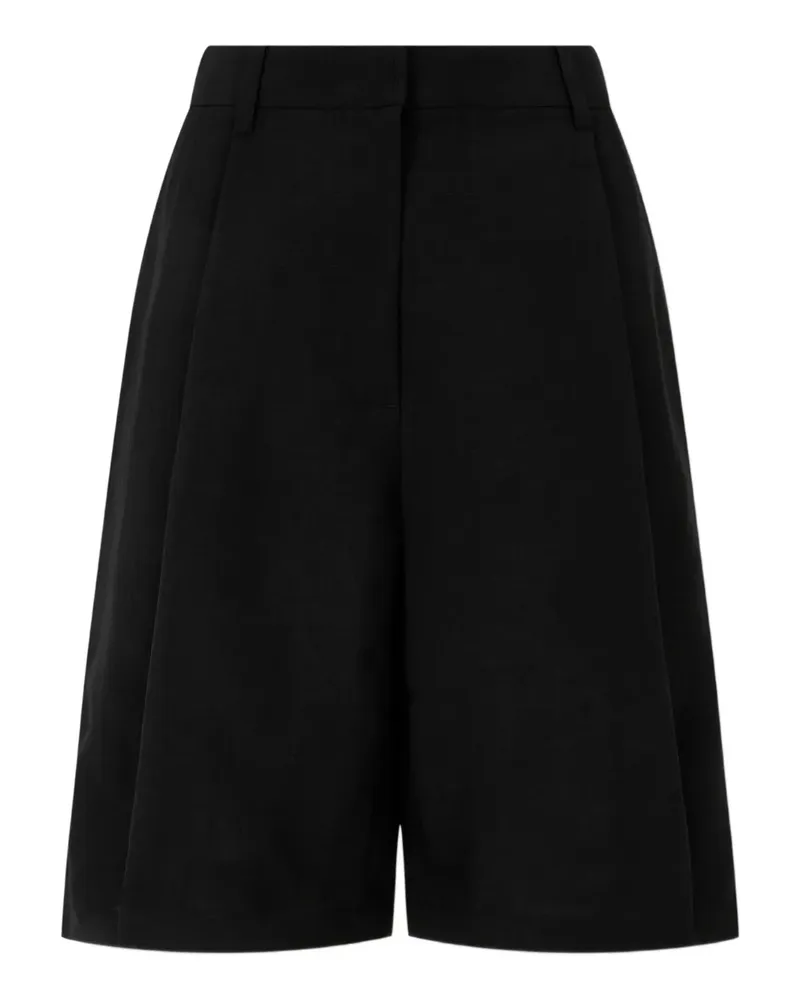 STUDIO TOMBOY Shorts mit Bundfalten - Schwarz Schwarz