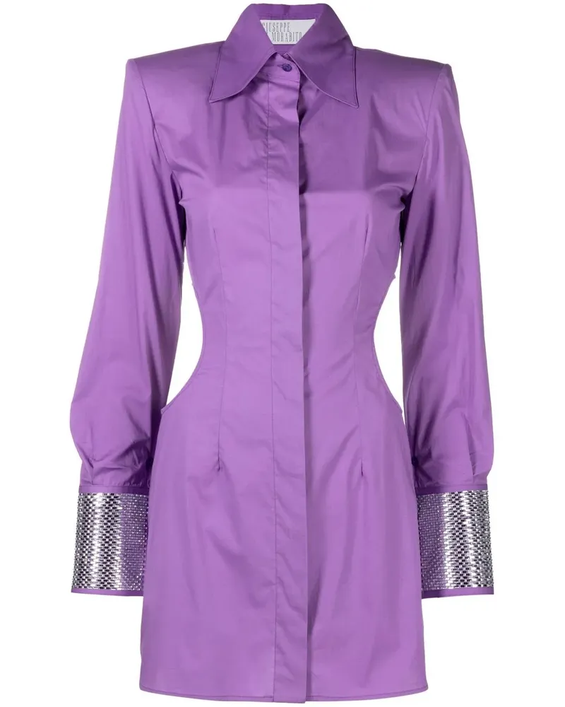 Giuseppe di Morabito Minikleid mit Cut-Outs - Violett Violett