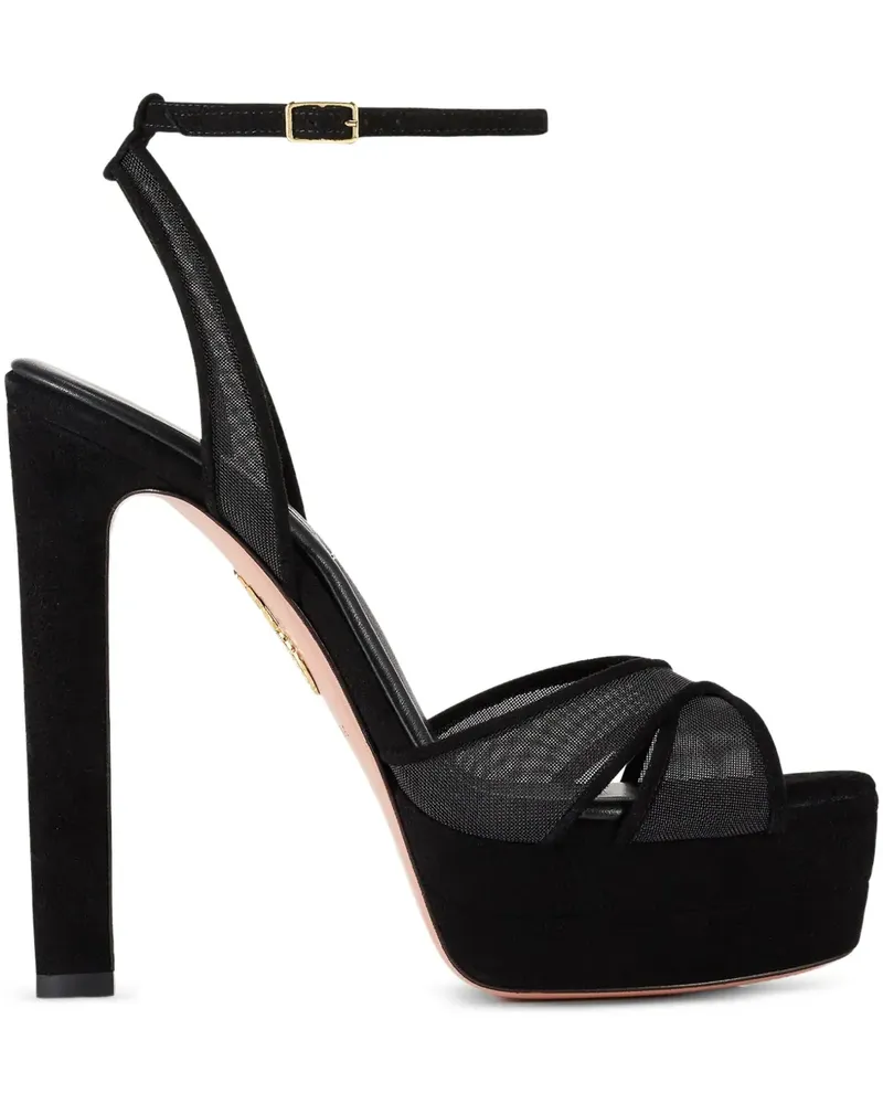 Aquazzura Divine Sandalen 130mm - Schwarz Schwarz