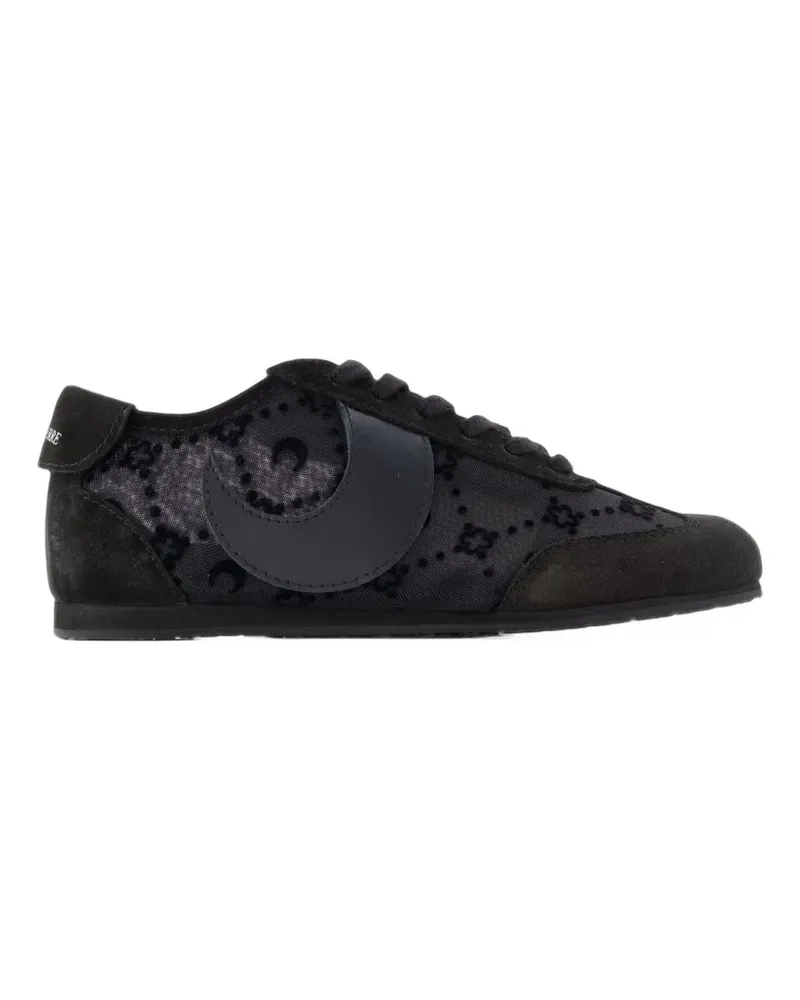 Marine Serre Astra Sneakers mit Monogramm - Schwarz Schwarz