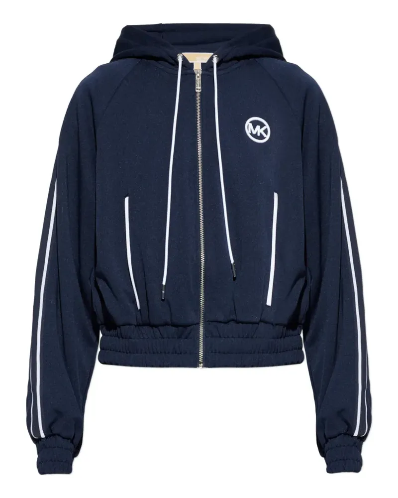 Michael Kors Kapuzenjacke mit Logo-Stickerei - Blau Blau