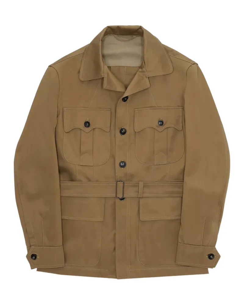 Fortela Clint belted jacket - Braun Braun