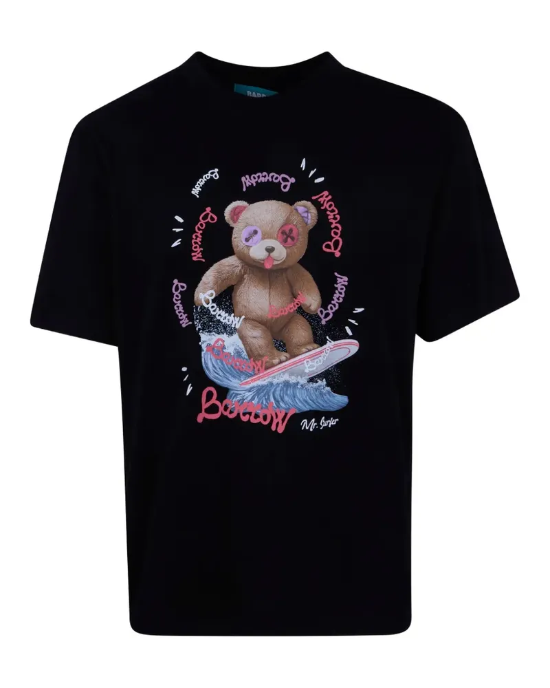 BARROW printed T-shirt - Schwarz Schwarz