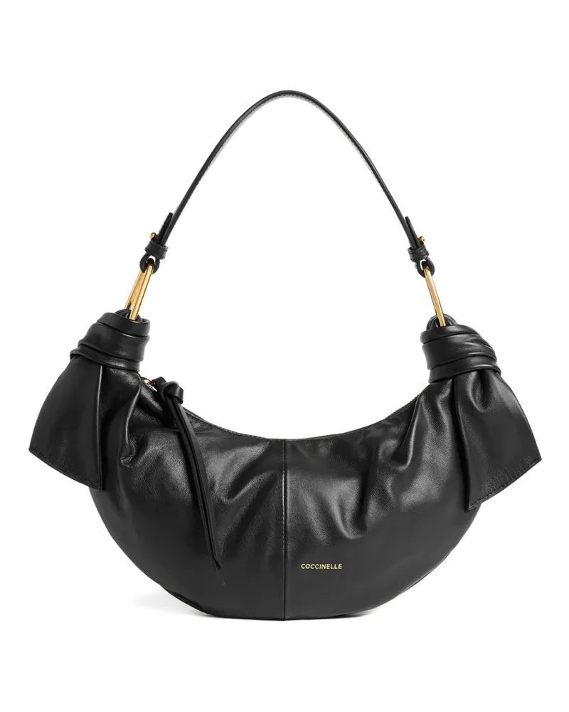 Coccinelle Kleine Furoshiki Schultertasche - Schwarz Schwarz