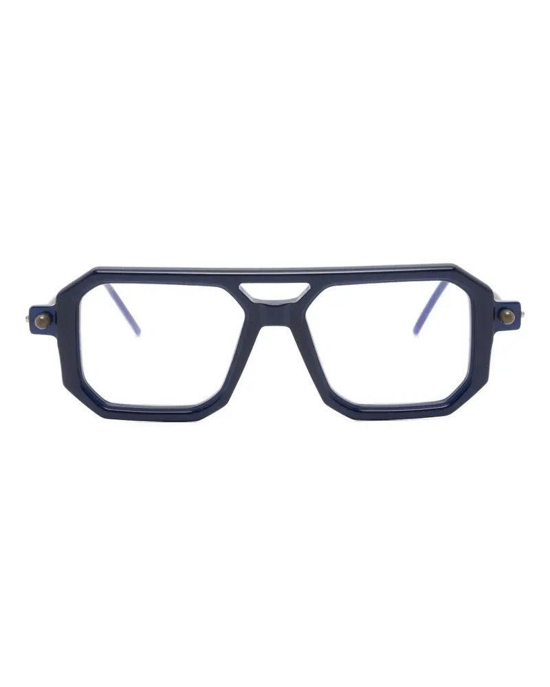 KUBORAUM Brille mit geometrischem Gestell - Blau Blau
