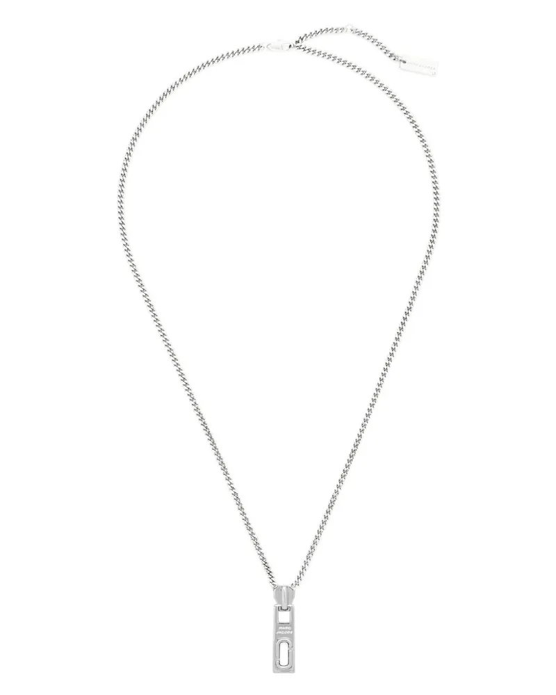 Marc Jacobs The J Marc Zipper Halskette - Silber Silber