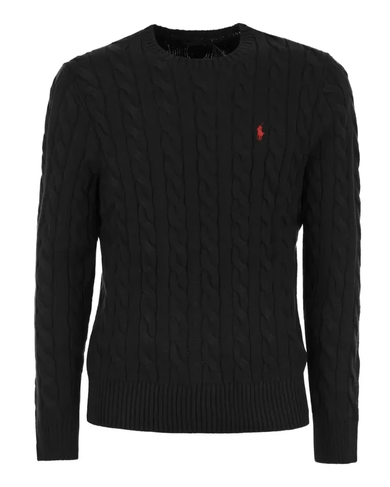 Ralph Lauren Strickpullover mit Rundhalsausschnitt - Schwarz Schwarz