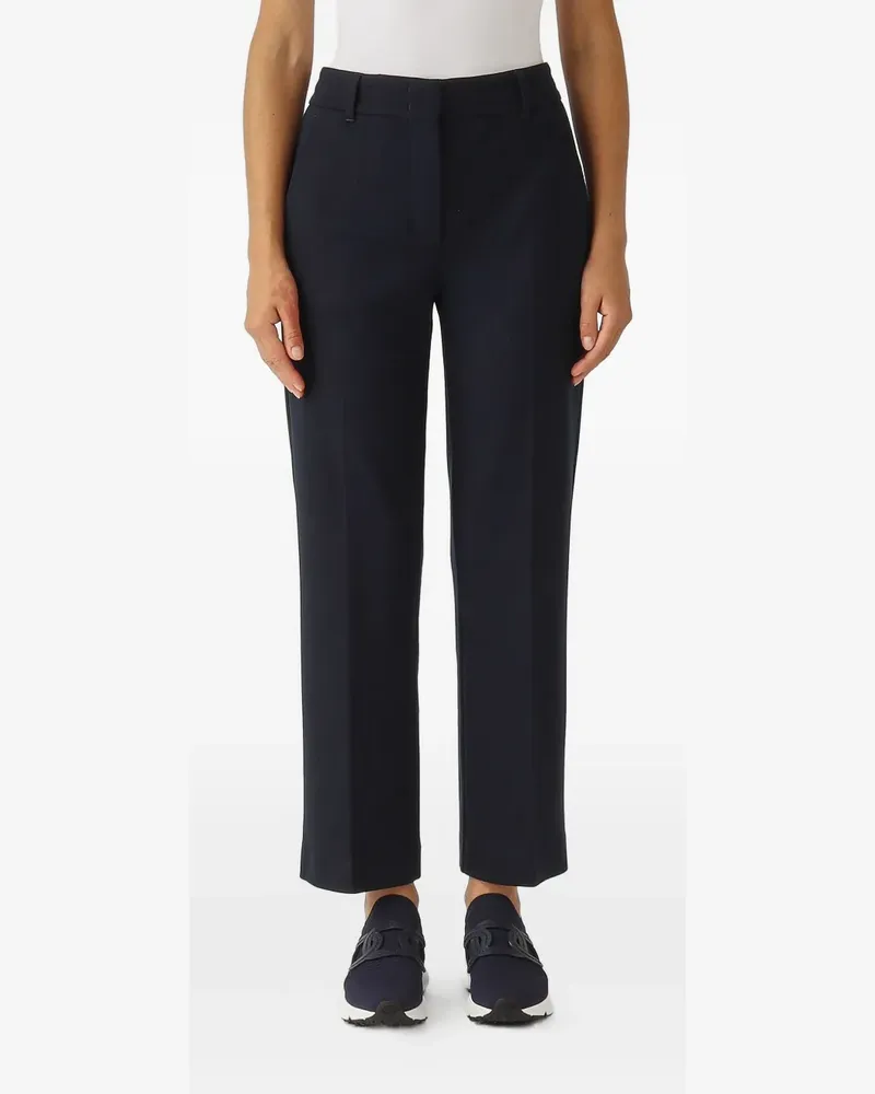 Max Mara belt loops-detail trousers - Blau Blau