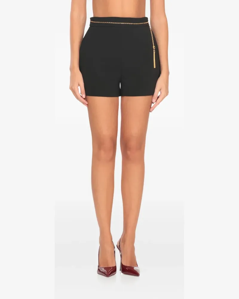 Elisabetta Franchi crepe shorts - Schwarz Schwarz