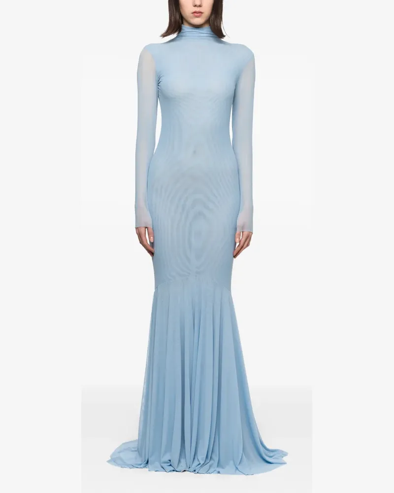 ATU Body Couture high-neck maxi dress - Blau Blau