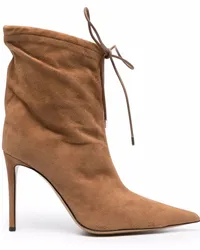 Alexandre Vauthier Stiefel mit Schnürung Nude