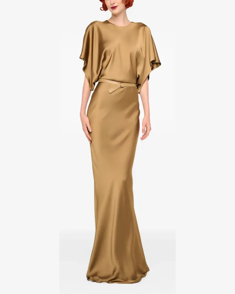 Norma Kamali Obie Abendkleid - Braun Braun