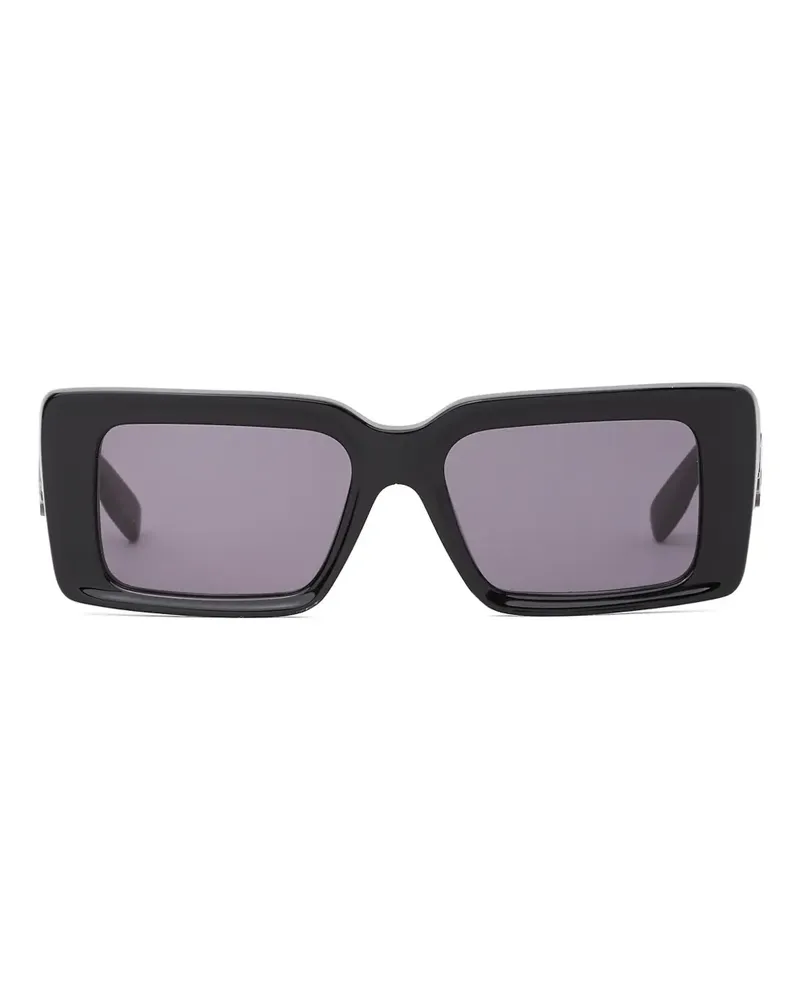 Karl Lagerfeld Signature Sonnenbrille mit Cut-Out - Schwarz Schwarz