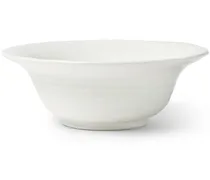 Runde Schale aus Keramik - Weiß