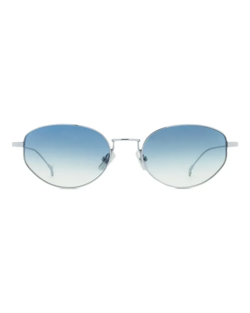 Eyepetizer Louisville Sonnenbrille mit ovalem Gestell - Silber Silber