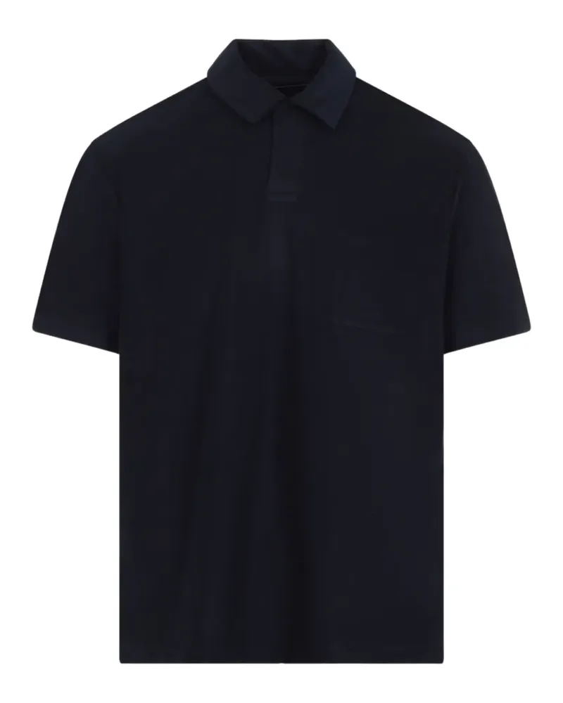 Ralph Lauren Poloshirt mit Brusttasche - Blau Blau