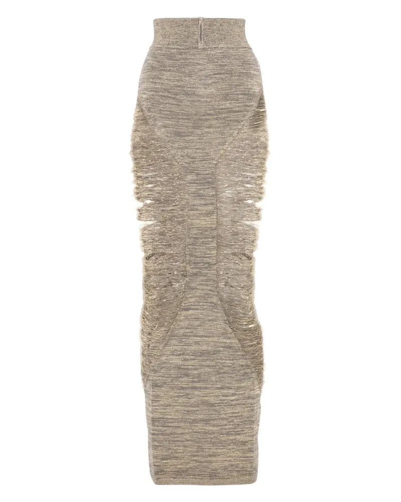Rick Owens Pillar Maxirock - Gold Gold