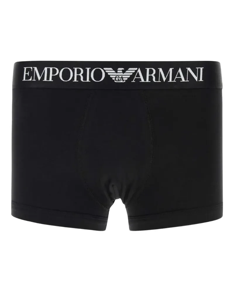 Emporio Armani logo-waistband boxers - Schwarz Schwarz
