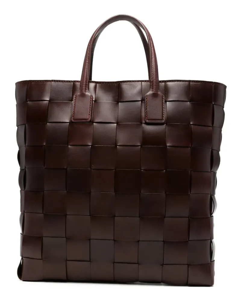 Dragon Diffusion Pino woven-design tote bag - Braun Braun