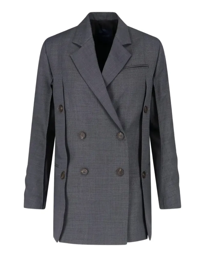 Eudon Choi double-breasted coat - Grau Grau