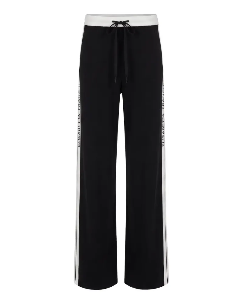 Elisabetta Franchi Hose mit Logo-Patch - Nude Nude