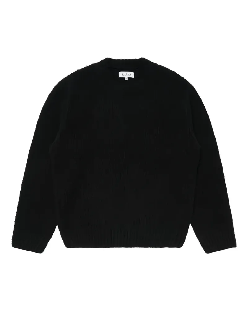 Edwin Jeans Dun Pullover - Schwarz Schwarz
