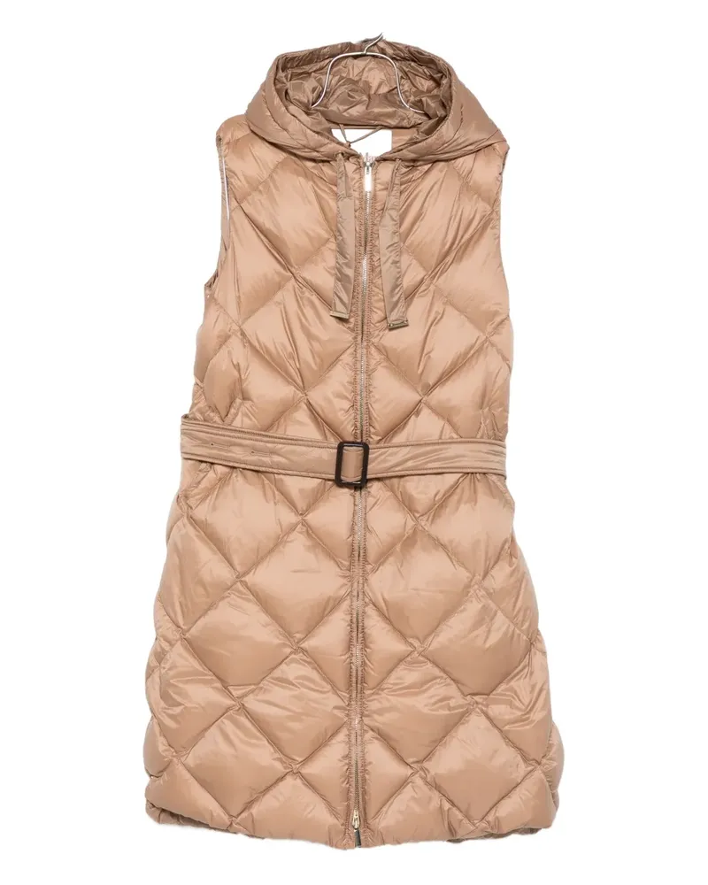 Max Mara hooded quilted coat - Braun Braun